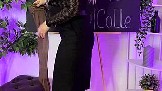 sexy milf in nylon stockings