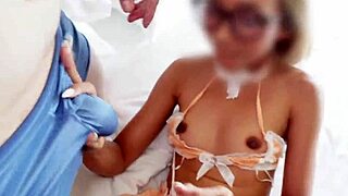 Horny Asian Maid In Lingerie Gives Me Extra Service! Fuck Her Hard!