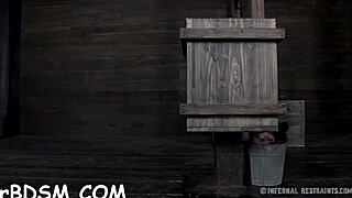 Rough Hardcore Couple Engages in Spanking and Blowjob Seduction