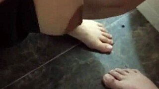 Latina Teen Enjoys Anal Sex With Stepbrother In Bathroom Using Dildo