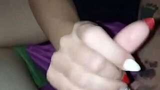 She massaged my dick until it came.