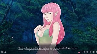 Witch and Fae Threesome Quickie! Fantasy Adventure in Adult Game!