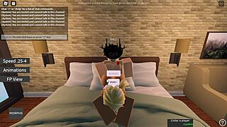 Roblox slut boldly sucks and fucks big dick