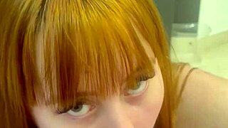 redhead gets cock as birthday gift from neighbor 😍