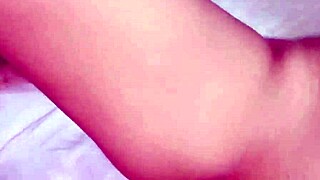 Stepsister gets fucked hard in doggystyle. Perfect big ass bent over close up.