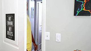 Petite Teen Eva Nyx Takes Hardcore Blowjob and Pov Action from Peter Fitzwell's Big Ass