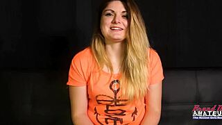 Curvy Brunette Rachel Intensely Gets Her Wet Pussy Fucked And Swallows Cum