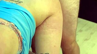 redhead gets cock as birthday gift from neighbor 😍