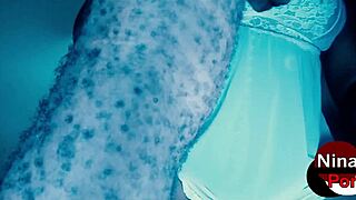 Ebony girl receives intense rough fuck with monster cock.