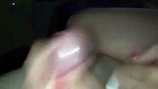 She massaged my dick until it came.