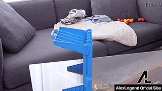 Alex Legend Gives Blowjob And Cunnilingus To Tattooed Babe Rocky Emerson Before Cumming On Ass