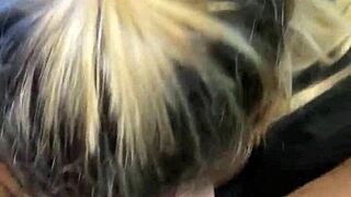 My Friend Gets Delicious Blowjob From Amateur Latina Blonde