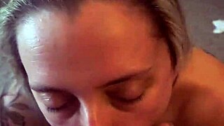 Hey, best blowjob from submissive wife swallowing cum and choking