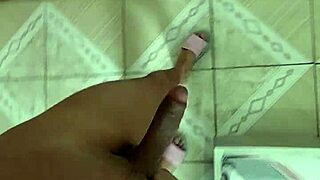 pov handjob on big dick with intense stroking and cum