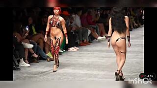 Swim Suit Runway Black Tape Edition