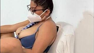 60-Year-Old Mature Stepmother Wears Student Uniform for Sex Fetish