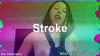 Sissy enjoys asmr with big black cock in femdom session