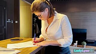 Be A Good Boy And Jerk Off To Ladylyne. Curvy Pornstar Shows Juicy Pussy Close Up.