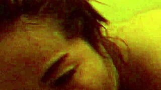 giving a blowjob to big interracial cock