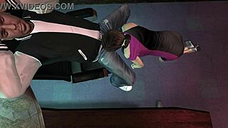 gta 4 - luis gets a blow job from an asian babe kay hartman in the club