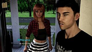 big tits game intertwining in close up