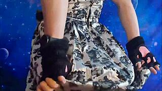 Watch Muscled Fitness Escort Aragne's Hairy Big Clit Compilation?