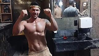 lene gives pussy to big cock at swing party