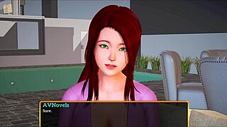 My New Family 347: Exploring Big Tits and Ass in Game Setting