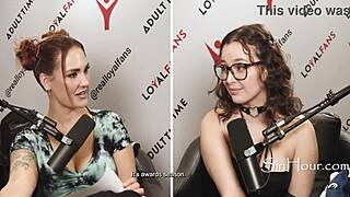 Award-Winning Sluts Spill The Cum I Mean Tea - Lexi Luna Cory Chase Leana Lovings Siri Dahl