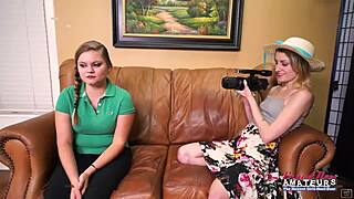 Skinny Hotties Lauren And Pixie Pie Share A Dick To Suck And Get Banged