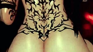 Trans Girl Rides Dildo in VR and Cums