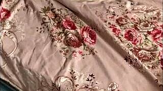 Young girl moans in lingerie during missionary sex in the dorm!