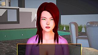 My New Family 347: Exploring Big Tits and Ass in Game Setting