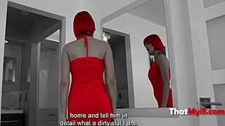 Cheating wife acts as hardcore slut in lingerie getting shared by husband in cuckold humiliation