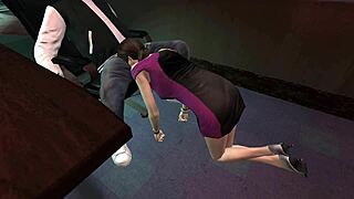 gta 4 - luis gets a blow job from an asian babe kay hartman in the club