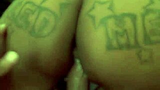 Head on the stairs sloppy spitting monster cock