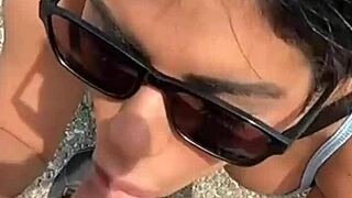 Fucking In Mountain Outdoor Real Couple!