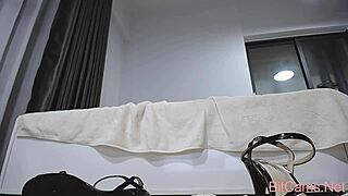 Asian Girl Shows Hairy Pussy on Webcam