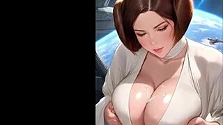 Eepol leia gets blowjob and doggystyle in ai parody