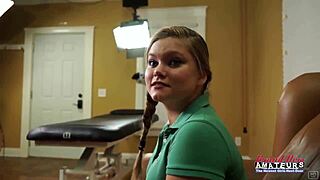 Skinny Hotties Lauren And Pixie Pie Share A Dick To Suck And Get Banged