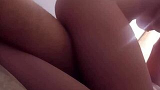 mexican curvy cutie rides monster cock cowgirl style moaning to orgasm