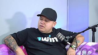 I film this podcast with Karen Sleent, the hot blonde with big tits doing deepthroat