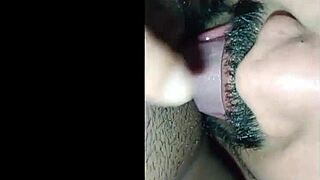 Sucking big ass lady tits