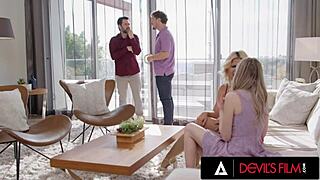 Wild Couple Swapping In Intense Swinger Foursome