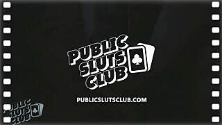 gym bunnies present annabel lee in public club dancing