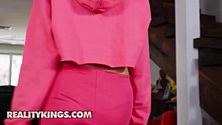 I am Serena Hill, and I ditched studying to get a deep dicking from the hot cable guy JMac.