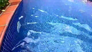 Sex In The Water With Big-Ass Woman Masturbating In Pool?