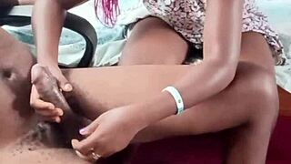 Big daddy fucks my pussy hard after rent?