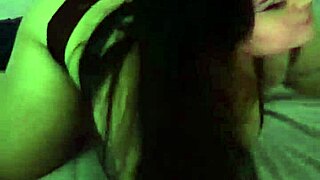 Colombian woman shows big tits and ass on webcam