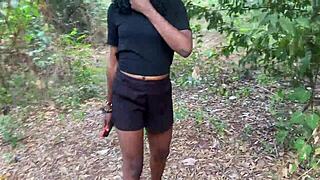 take a walk with vera in outdoor petite asian european setting